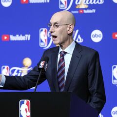 NBA commissioner Adam Silver enters the league’s health and safety protocols