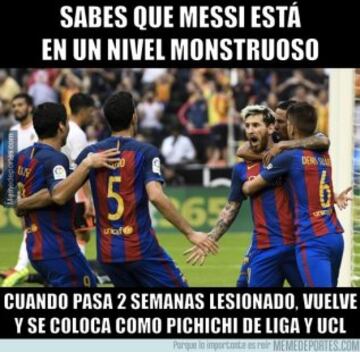 Los mejores memes del Valencia-Barcelona