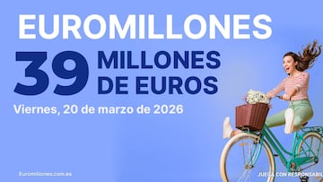 Euromillones: comprobar los resultados del sorteo de hoy, viernes 20 de marzo