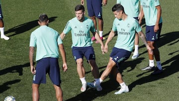 James, fuera de convocatoria de Champions frente a Brujas