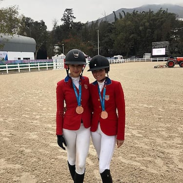 La deportista compartió esta imagen luego de ganar el bronce en Lima 2019.