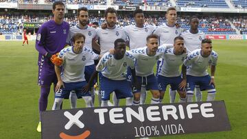 El once del Tenerife ante Almer&iacute;a y Tenerife.