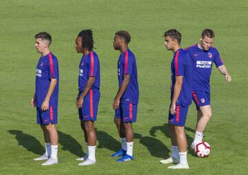 El Atleti entrena en Brunico al pie de los alpes italianos