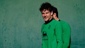 Marco Sangalli, del Racing, en La Albericia.