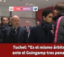 La furia del presidente del PSG y de Mbappé contra el árbitro