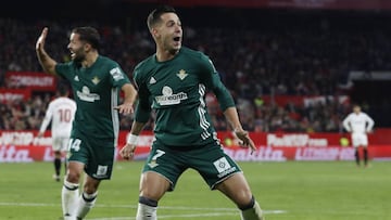 06/01/18 PARTIDO PRIMERA DIVISION
 SEVILLA - BETIS
 GOL 2-4 SERGIO LEON ALEGRIA 