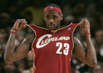 LeBron James con los Cavaliers en 2007.