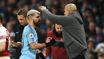 Guardiola lauds hat-trick hero Agüero after Arsenal win