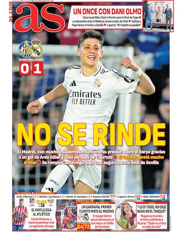 Las portadas de AS de abril