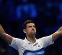Djokovic barre a Rublev y ya está en semifinales
