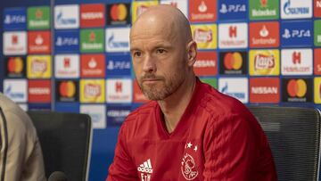 Erik Ten Haag, entrenador del Ajax