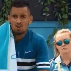 Multa a Kyrgios por simular masturbarse en un partido