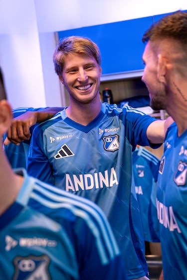 Nueva camiseta de Millonarios para 2025.