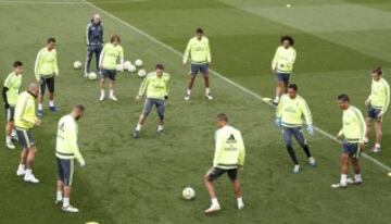 Entrenamiento del Real Madrid.