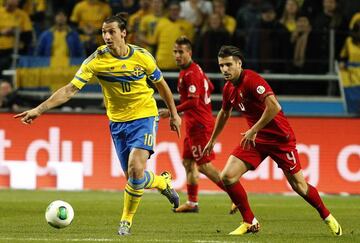 Ibrahimovic con Suecia.