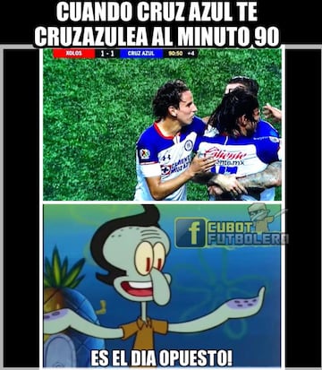 Agónico empate de Cruz Azul; y los memes no perdonan