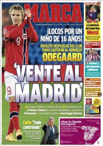 Portadas de la prensa deportiva