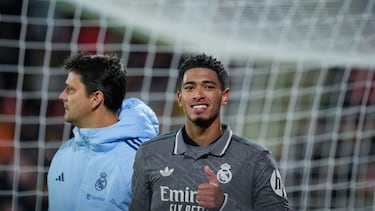 El centrocampista brit芍nico del Real Madrid Jude Bellingham.