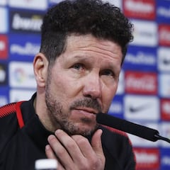 Simeone: "Oblak ha pedido entrenarse, está bien y jugará"