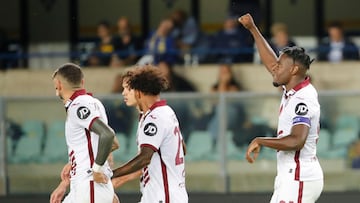 Duván Zapata, feliz por el momento en Torino