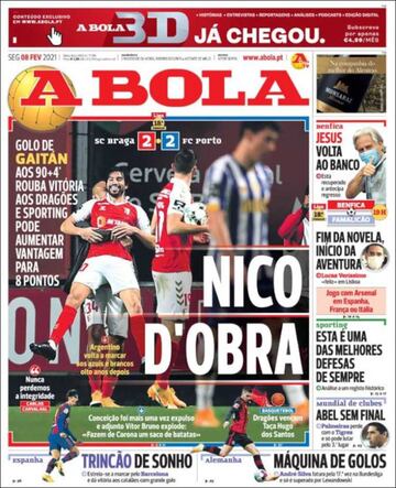 "En los huesos pero vivos"... las portadas deportivas de hoy