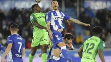 13-12-2019, VITORIA
FUTBOL, LIGA SANTANDER, ALAVES-LEGANES, EL JUGADOR awaizem y joselu
FOTO: L. RICO