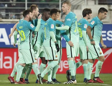 Eibar - Barcelona: LaLiga week 19 live online, Sunday 22/01/2017