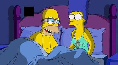 Las Google Glass debutan en Los Simpson