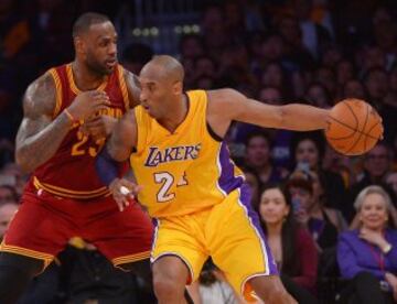 LeBron James y Kobe Bryant.