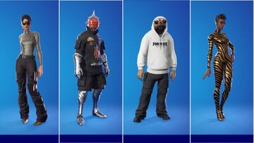 Un vistazo de cerca a los skins de Balenciaga en Fortnite