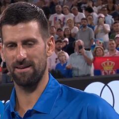45″ que ya son historia del tenis: increíble el discurso de Djokovic sobre Alcaraz