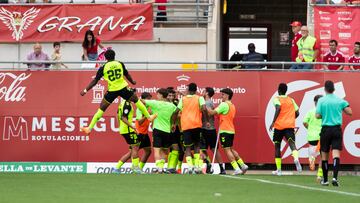 El Betis Deportivo se llevó los tres puntos de Nueva Condomina