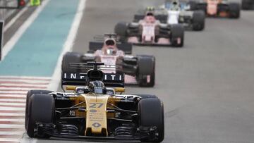 Hulkenberg fue sexto en Abu Dhabi.