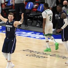 Un tiro glorioso de Luka Doncic sirve para doblegar a los Celtics