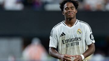 Endrick, con el Real Madrid.