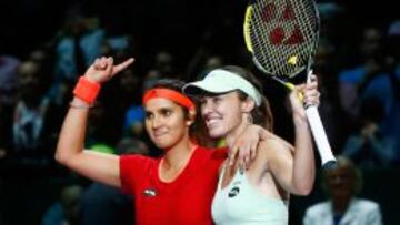 Sania Mirza y Martina Hingis.