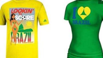 Adidas retira las camisetas con connotación sexual de Brasil