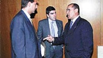 <B>RESPONSABLES DE FDD</B>. Caneda negoció con la empresa madrileña.