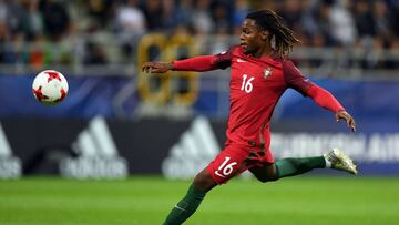 Renato Sanches, disputando un encuentro del Europeo Sub-21.