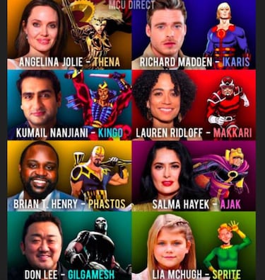 Los Eternos: primera imagen de un Celestial; Kit Harington (Jon Nieve) será el Caballero Negro