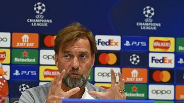 LIVERPOOL, ENGLAND - SEPTEMBER 12: (THE SUN OUT. THE SUN ON SUNDAY OUT) Jurgen Klopp manager of Liverpool at the Liverpool Press Conference at Anfield on September 12, 2022 in Liverpool, England. (Photo by John Powell/Liverpool FC via Getty Images)