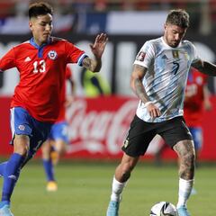 Paredes, De Paul, Otamendi y Tagliafico, suspendidos ante Colombia