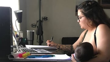 Un profesor de universidad proh&iacute;be a una madre dar el pecho durante una clase online