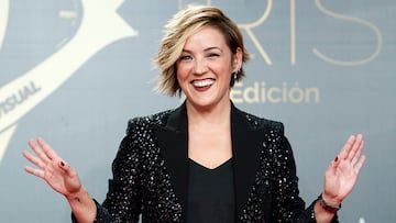 MADRID, SPAIN - NOVEMBER 18: Cristina Pardo attends 'Iris Academia de Television' awards at Nuevo Teatro Alcala on November 18, 2019 in Madrid, Spain. (Photo by Carlos R. Alvarez/WireImage)