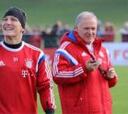 Schweinsteiger se entrena de nuevo cuatro meses después