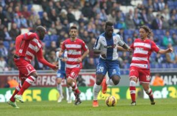 Caicedo con el balón. 