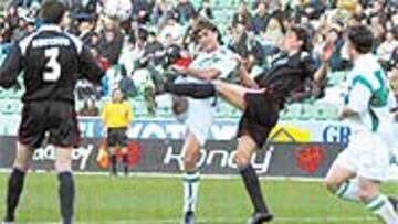 <b>BRILLANTE</B>. El conjunto franjiverde realizó un buen partido y remontó el primer tanto del Algeciras.