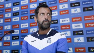 26/08/17 RUEDA DE PRENSA QUIQUE SANCHEZ FLORES ENTRENADOR DEL ESPANYOL