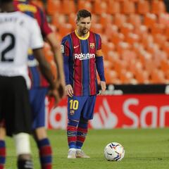 Messi: 50 goles de falta y 25 penaltis fallados