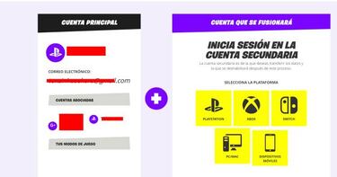 Cómo fusionar cuentas de Fortnite (PS4, Xbox One, Switch, PC y móviles)